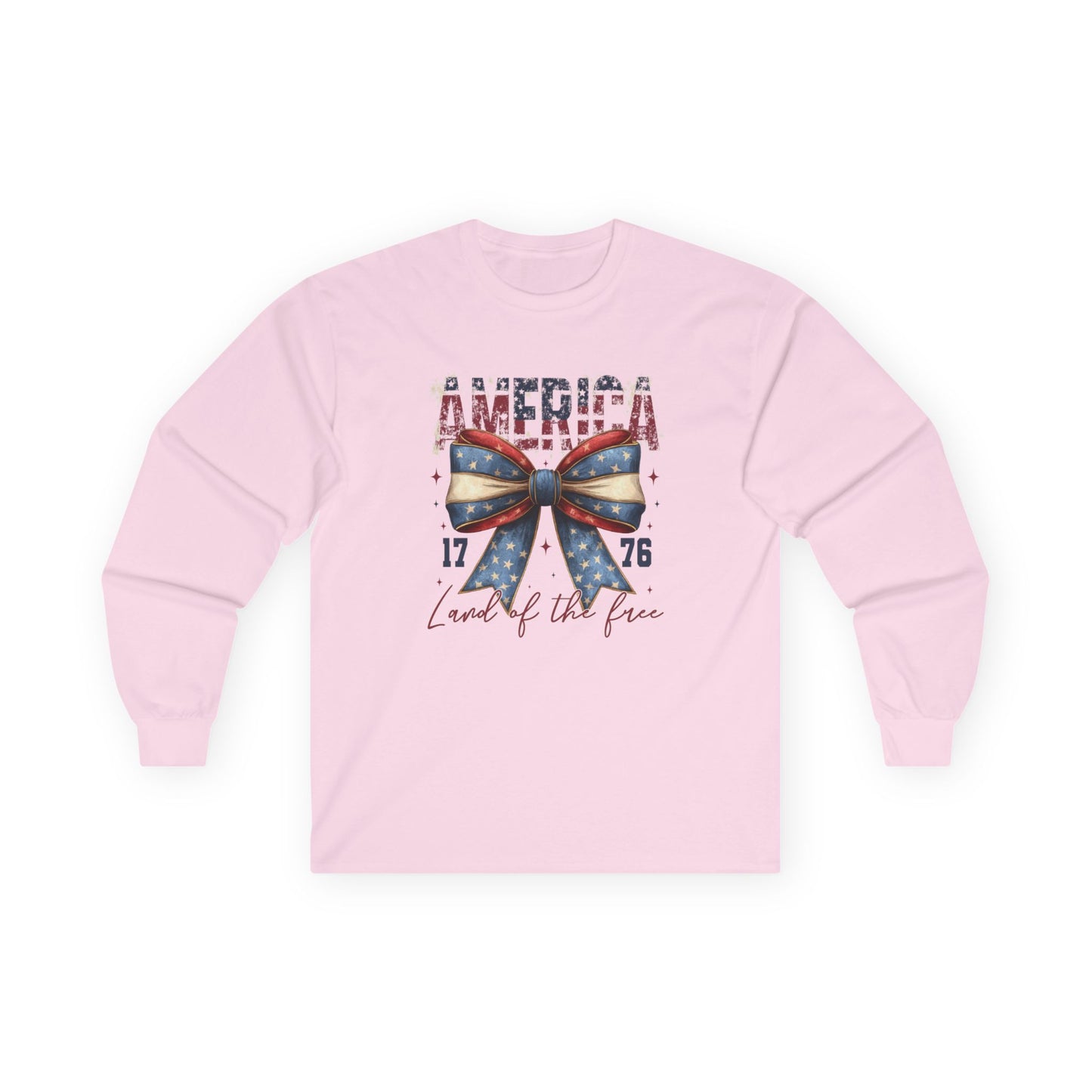 Coquette America Land of the Free Long Sleeve T-Shirt