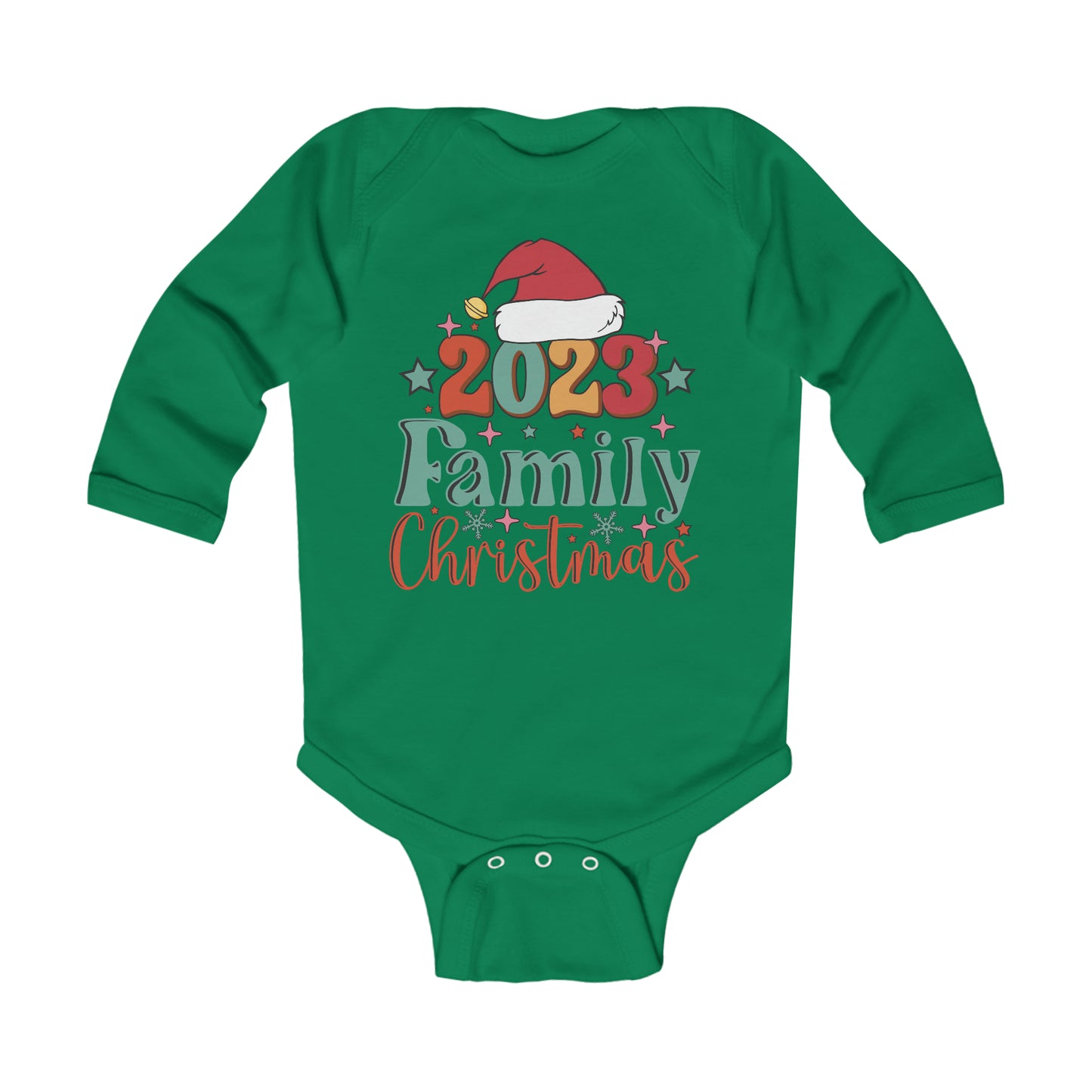 Family Christmas 2023 Infant Long Sleeve Bodysuit