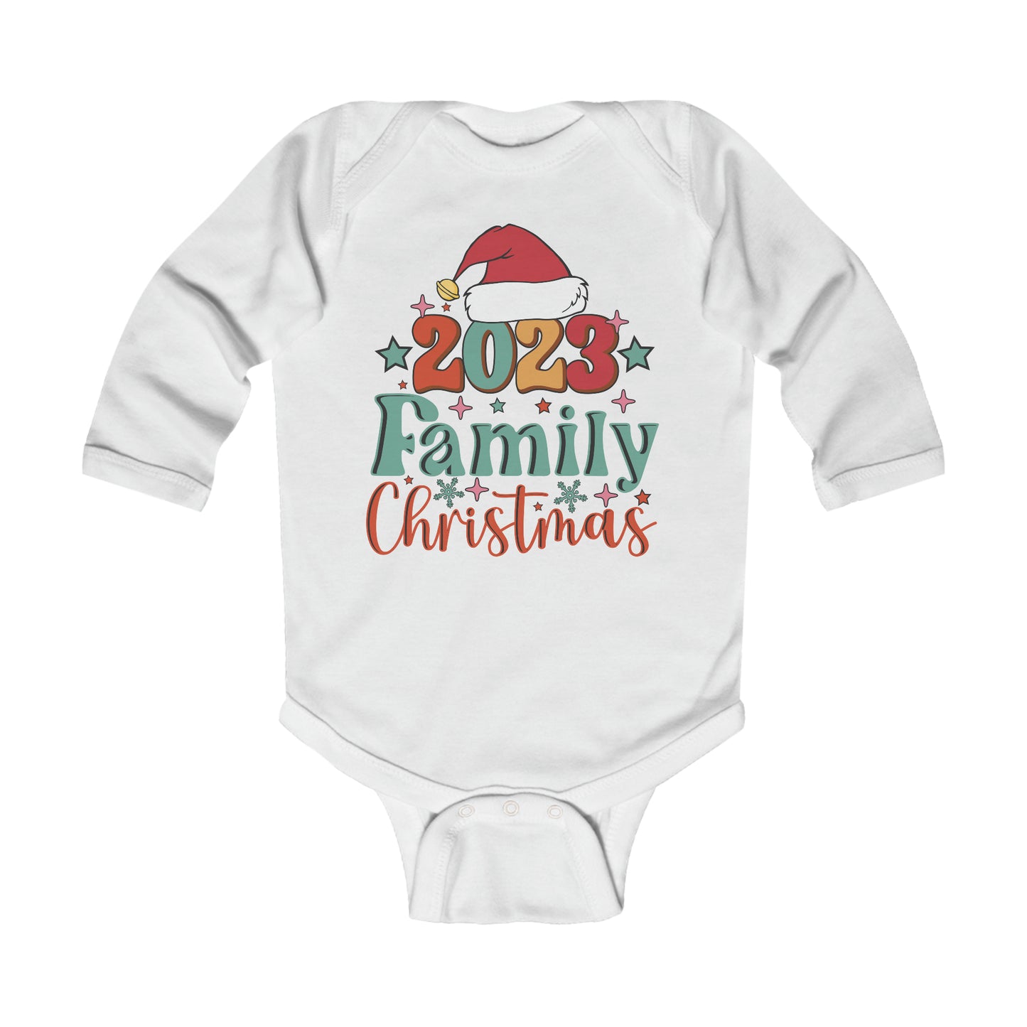 Family Christmas 2023 Infant Long Sleeve Bodysuit