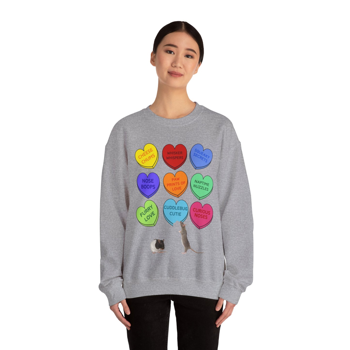 Rat Sweethearts Valentine Sweatshirt