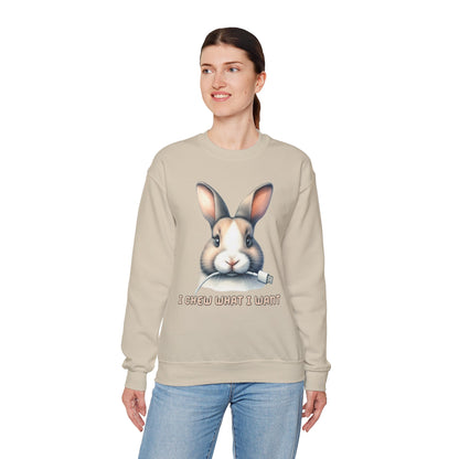 I Chew What I Want Rabbit Sweatshirt