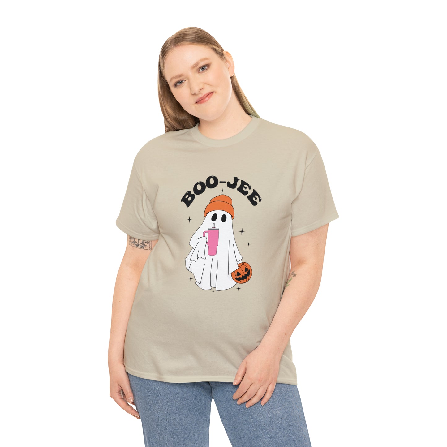 Boo Jee Ghost Halloween Short Sleeve Tee