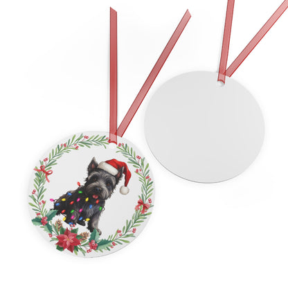 Scottish Terrier Dog in Lights Ornament