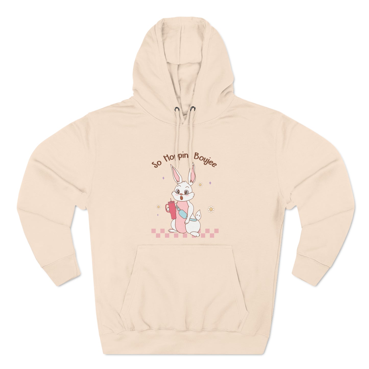 So Hoppin' Boujie Rabbit Easter Pullover Hoodie