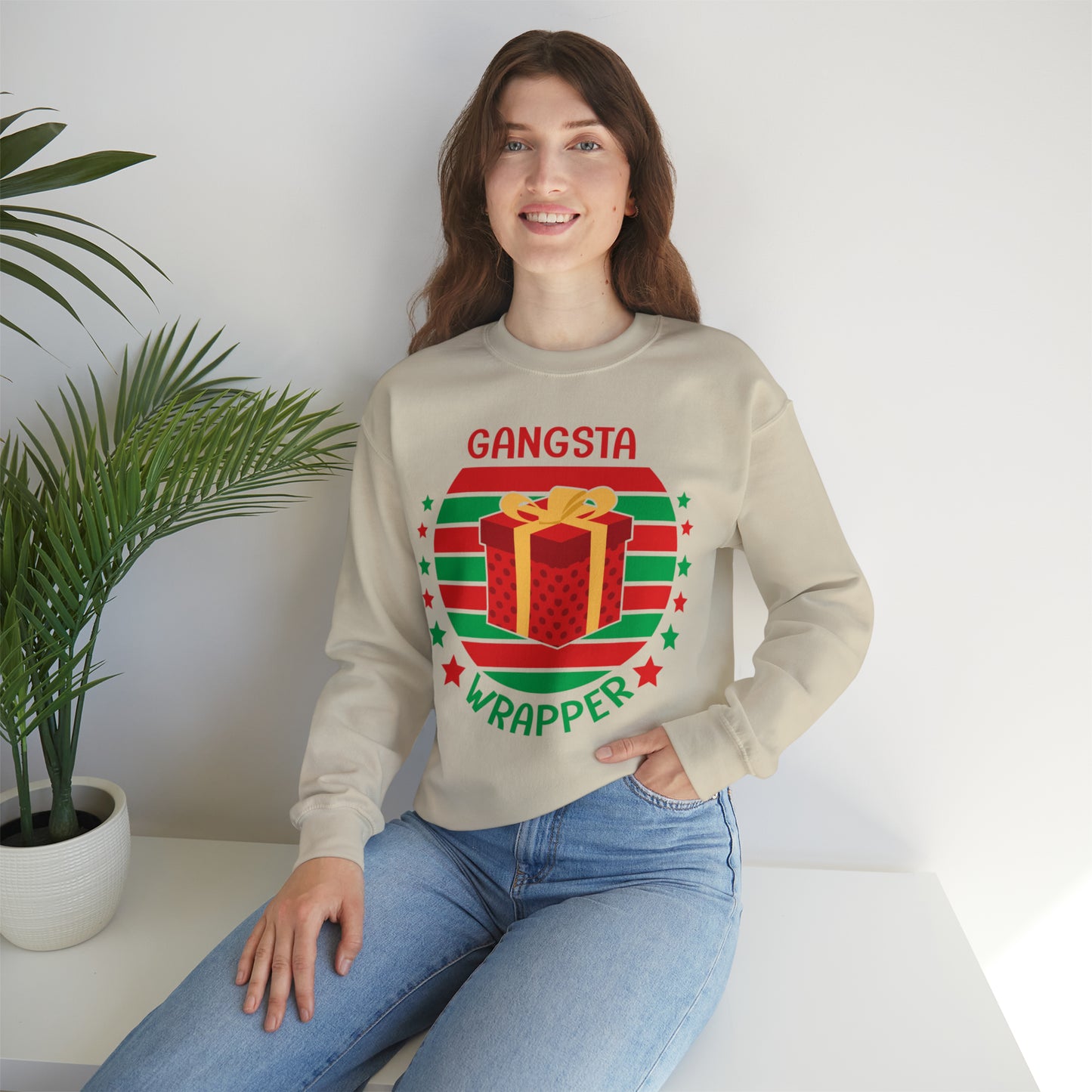 Gangsta Wrapper Christmas Sweatshirt