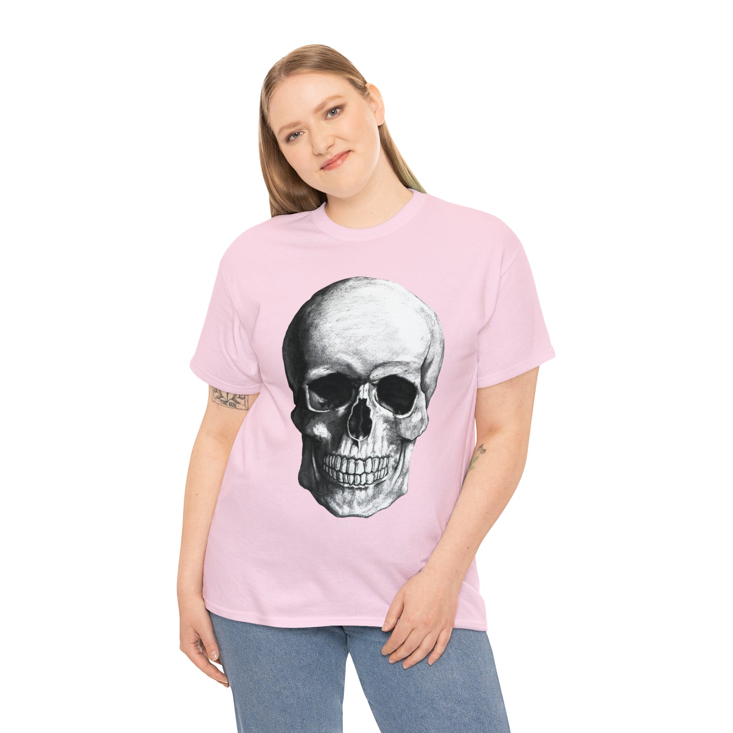 Large Skull Halloween Short Sleeve Tee