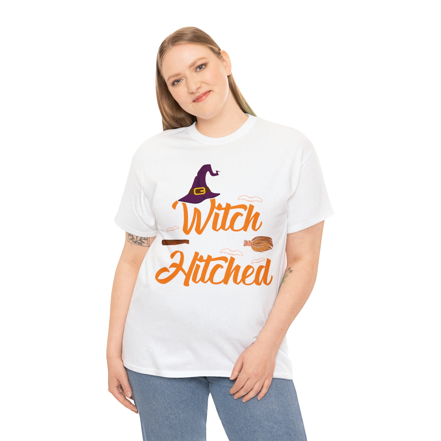 This Witch Is Getting Hitched Wedding Halloween Short Sleeve Tee