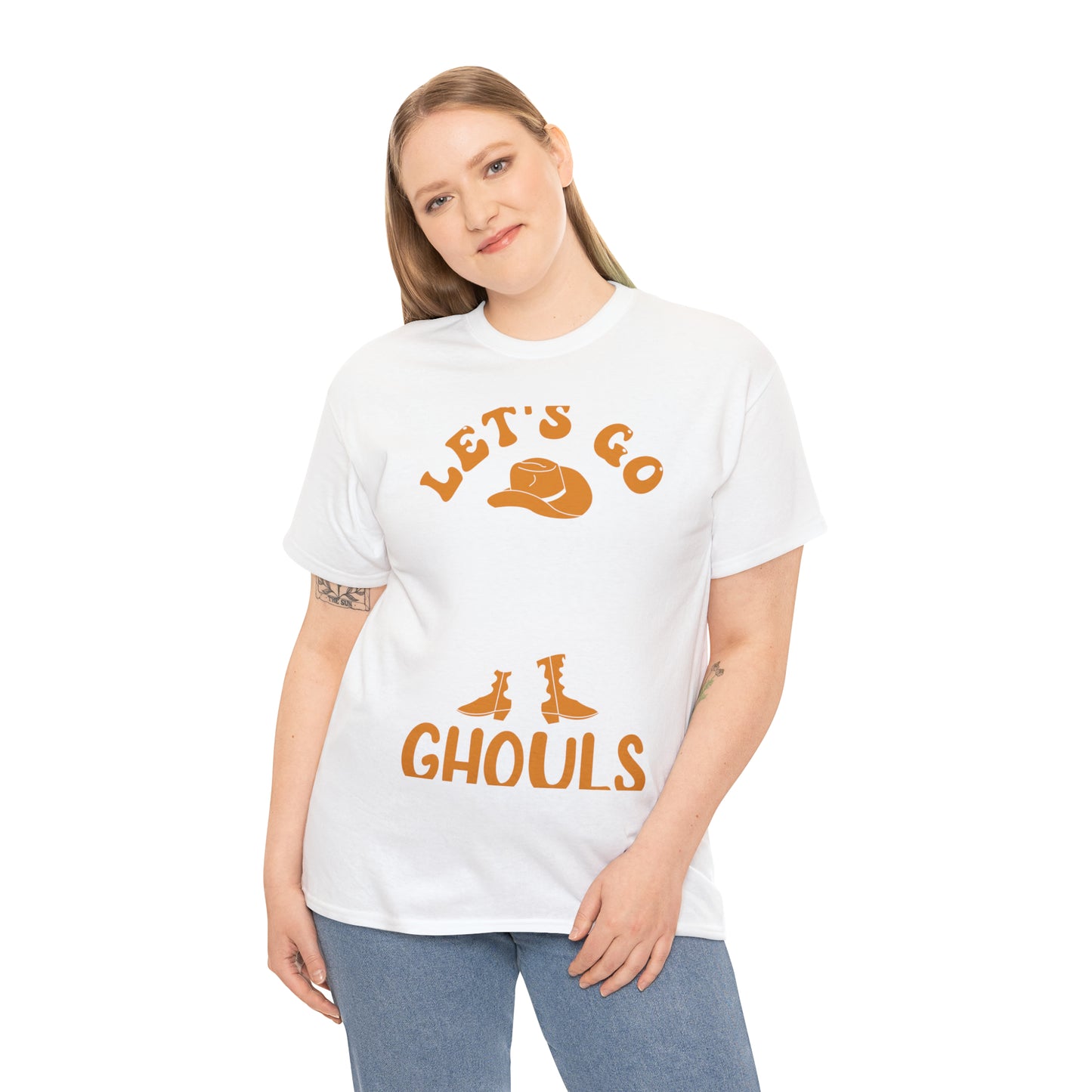 Western Let's Go Ghouls Halloween Short Sleeve Tee
