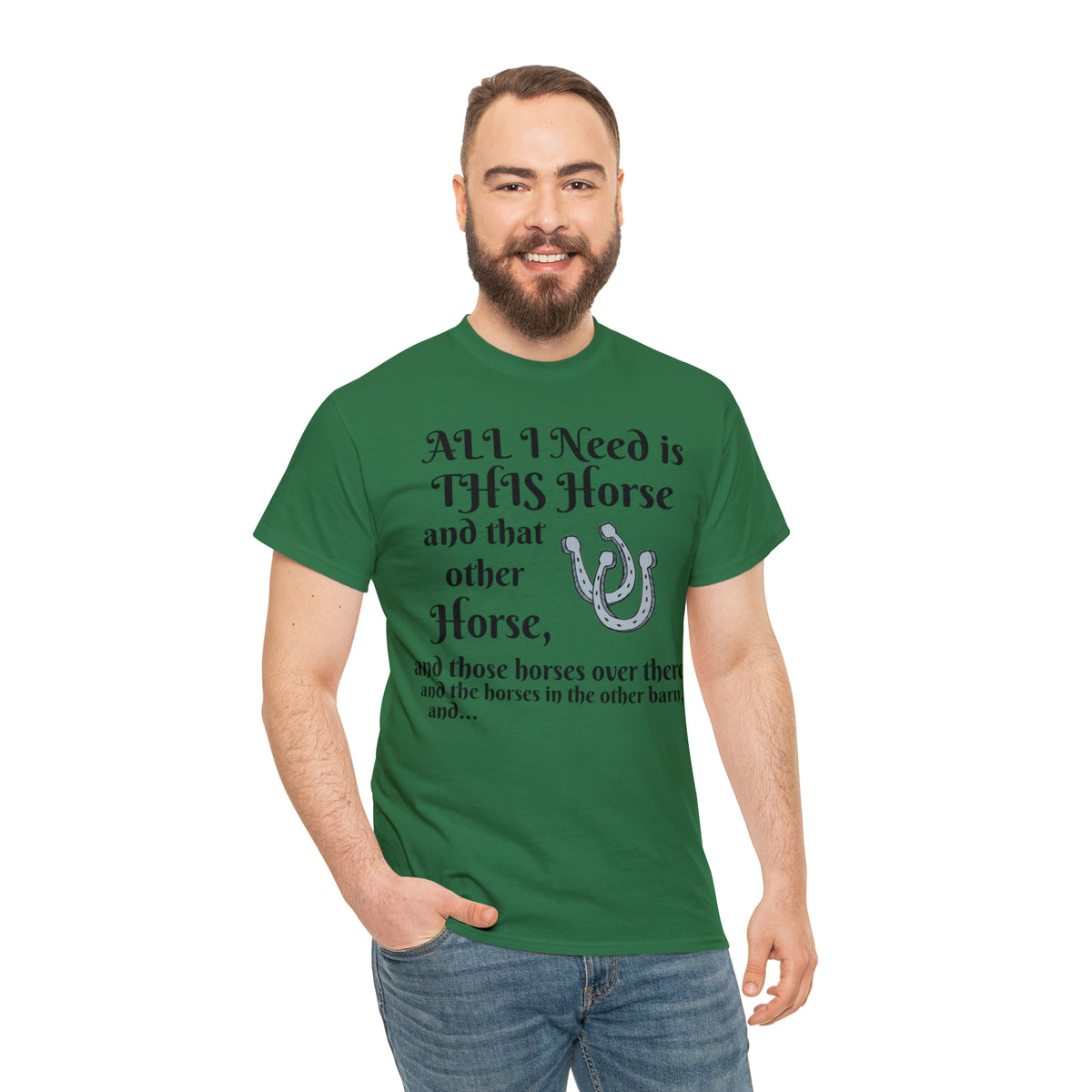 All the horses shirt Unisex Heavy Cotton Tee