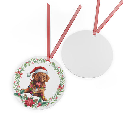 Dogue de Bordeaux Dog in Lights Ornament