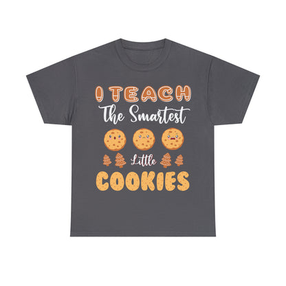 I Teach The Smartest Little Cookies Christmas Short Sleeve Tee