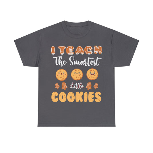 I Teach The Smartest Little Cookies Christmas Short Sleeve Tee