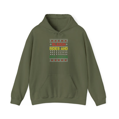 Sleigh Rides and Hot Cocoa Christmas Ugly Sweater Long Sleeve T-shirt