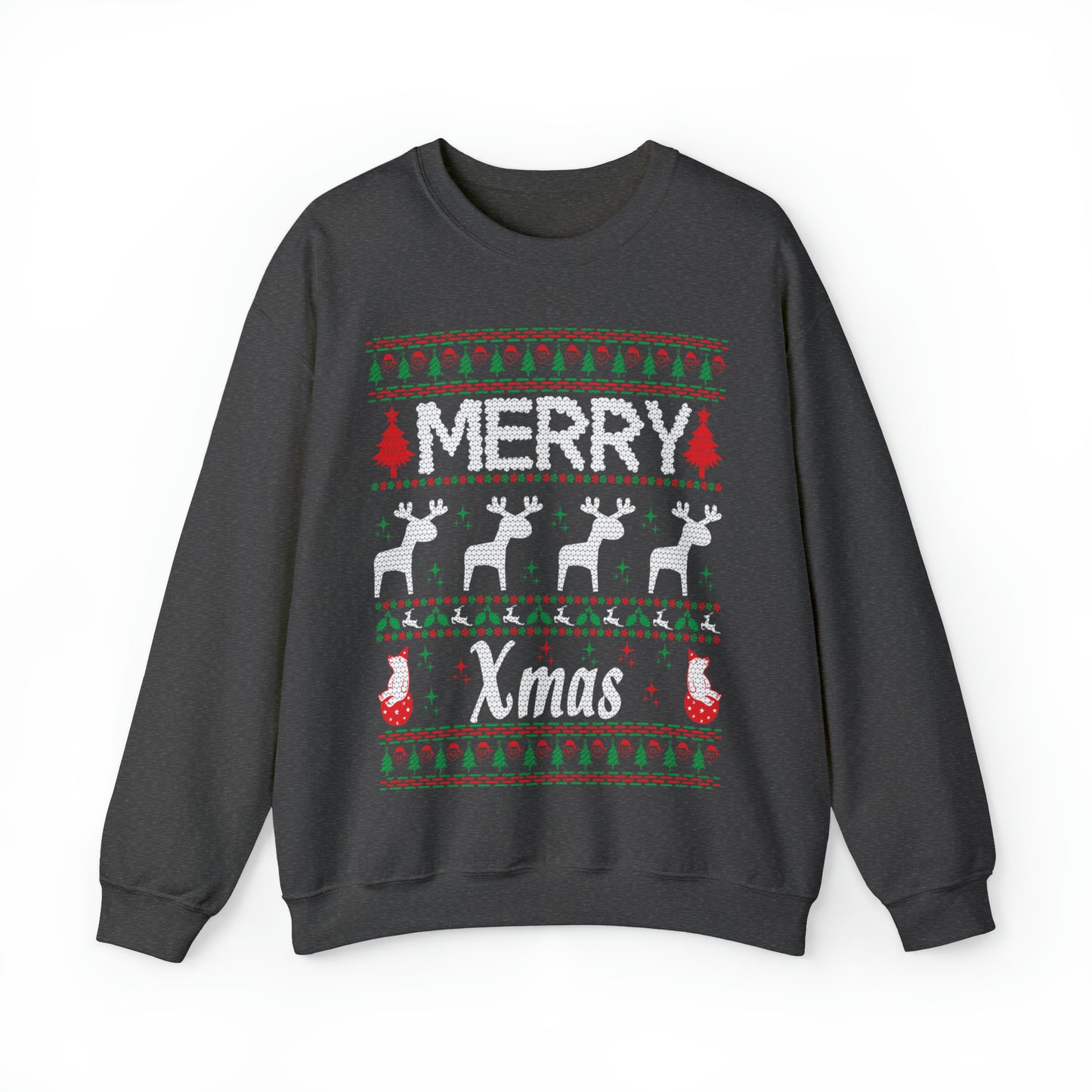 Merry Xmas Raindeers Christmas Ugly Sweater Sweatshirt