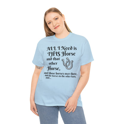 All the horses shirt Unisex Heavy Cotton Tee