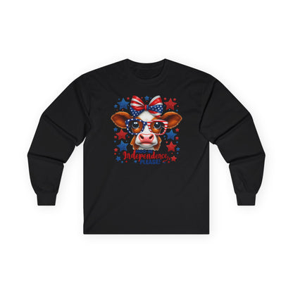 Moo-re Independence Please Long Sleeve T-Shirt