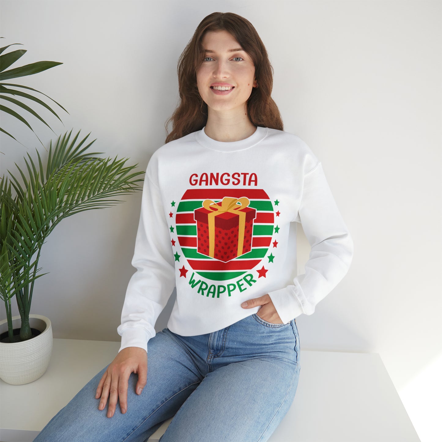 Gangsta Wrapper Christmas Sweatshirt