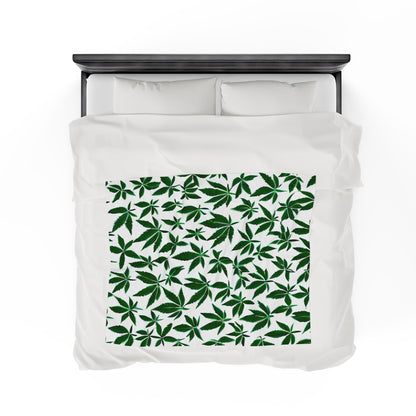 Marijuana Leaf Blanket