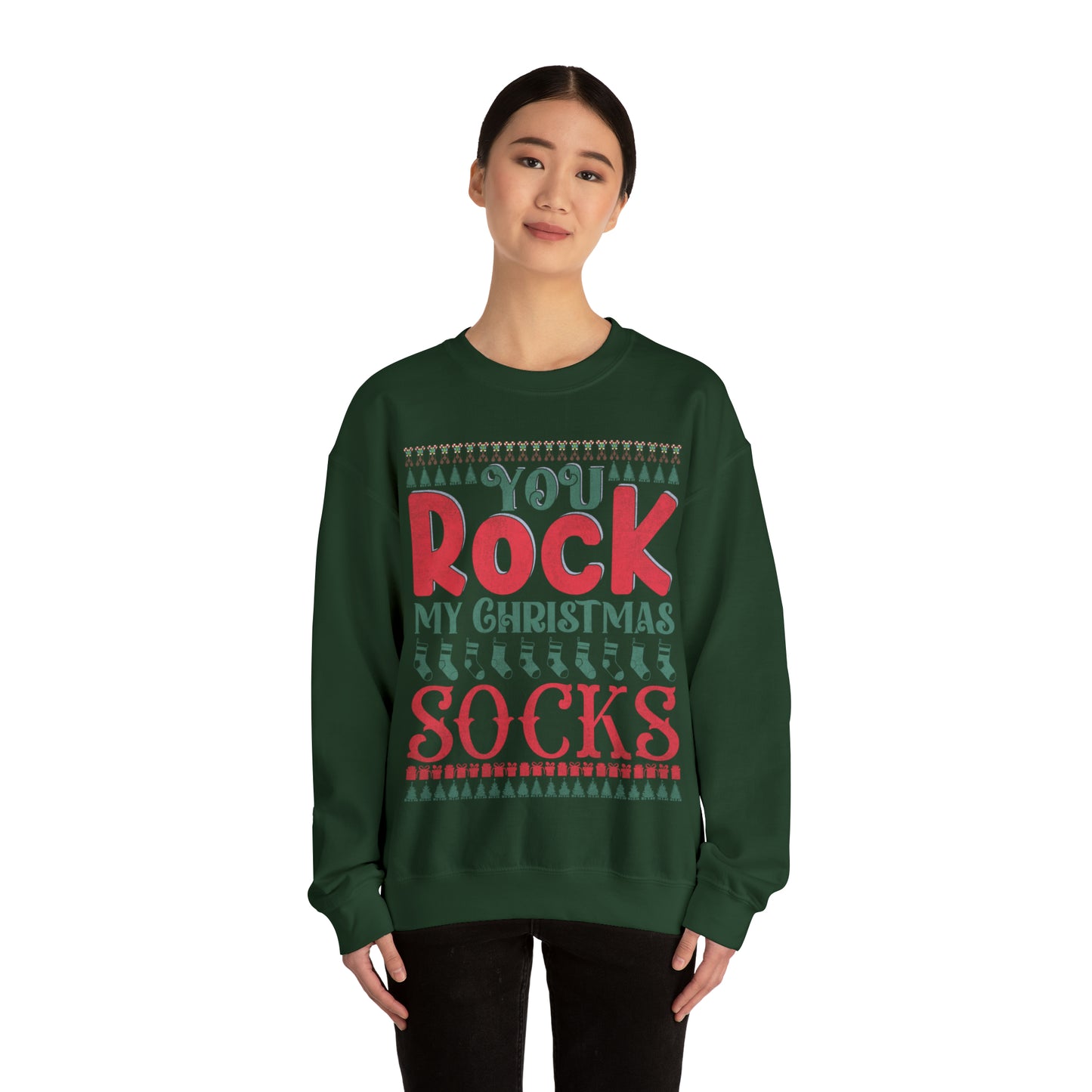 You Rock My Christmas Socks Christmas Ugly Sweater Sweatshirt