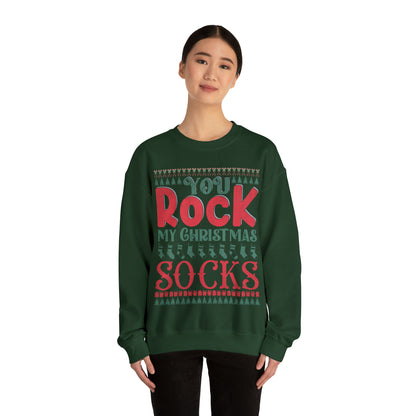 You Rock My Christmas Socks Christmas Ugly Sweater Sweatshirt