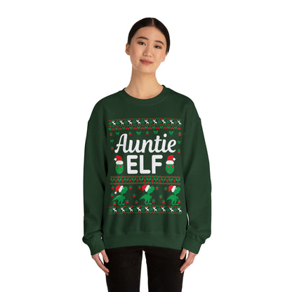 Auntie Elf Christmas Ugly Sweater Sweatshirt
