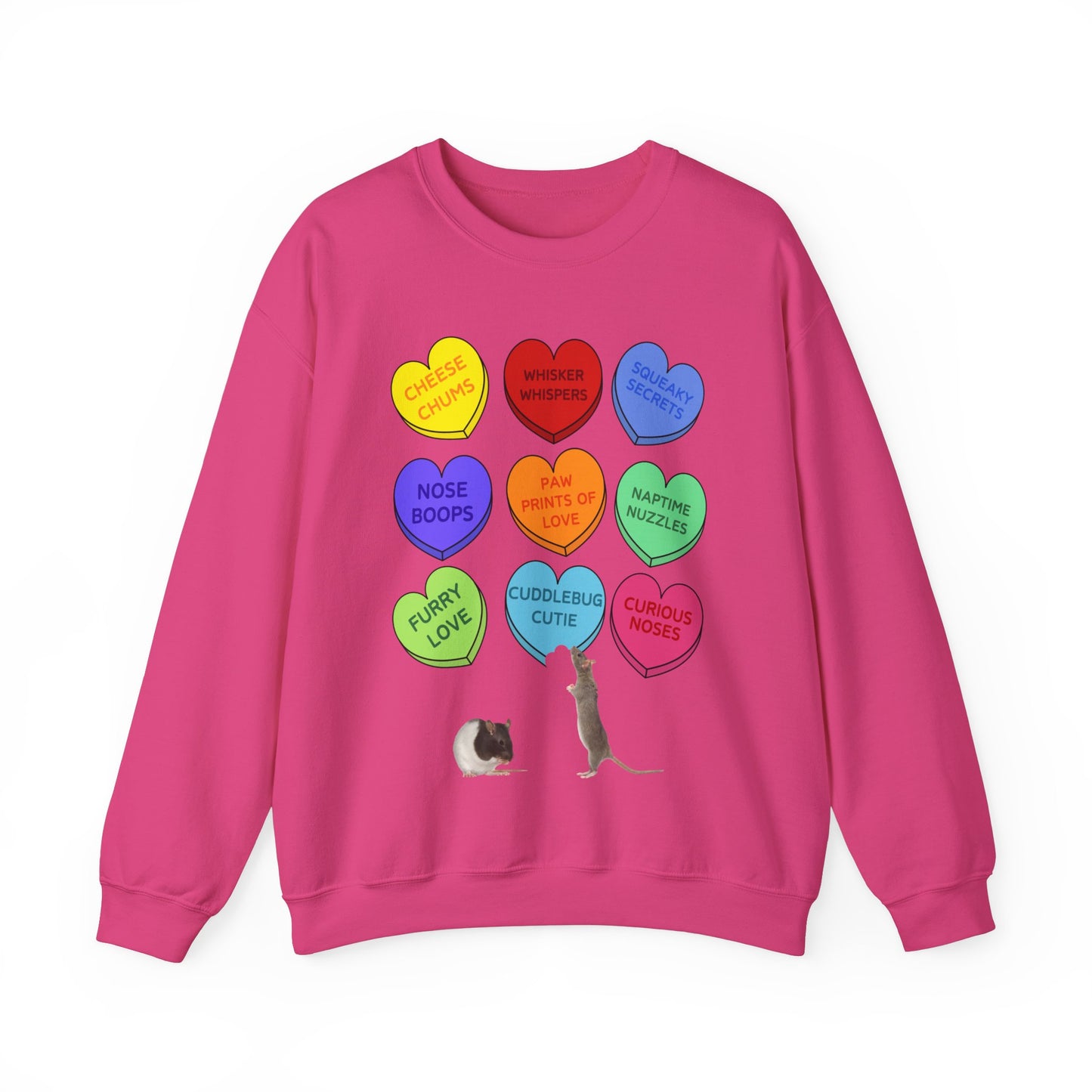 Rat Sweethearts Valentine Sweatshirt