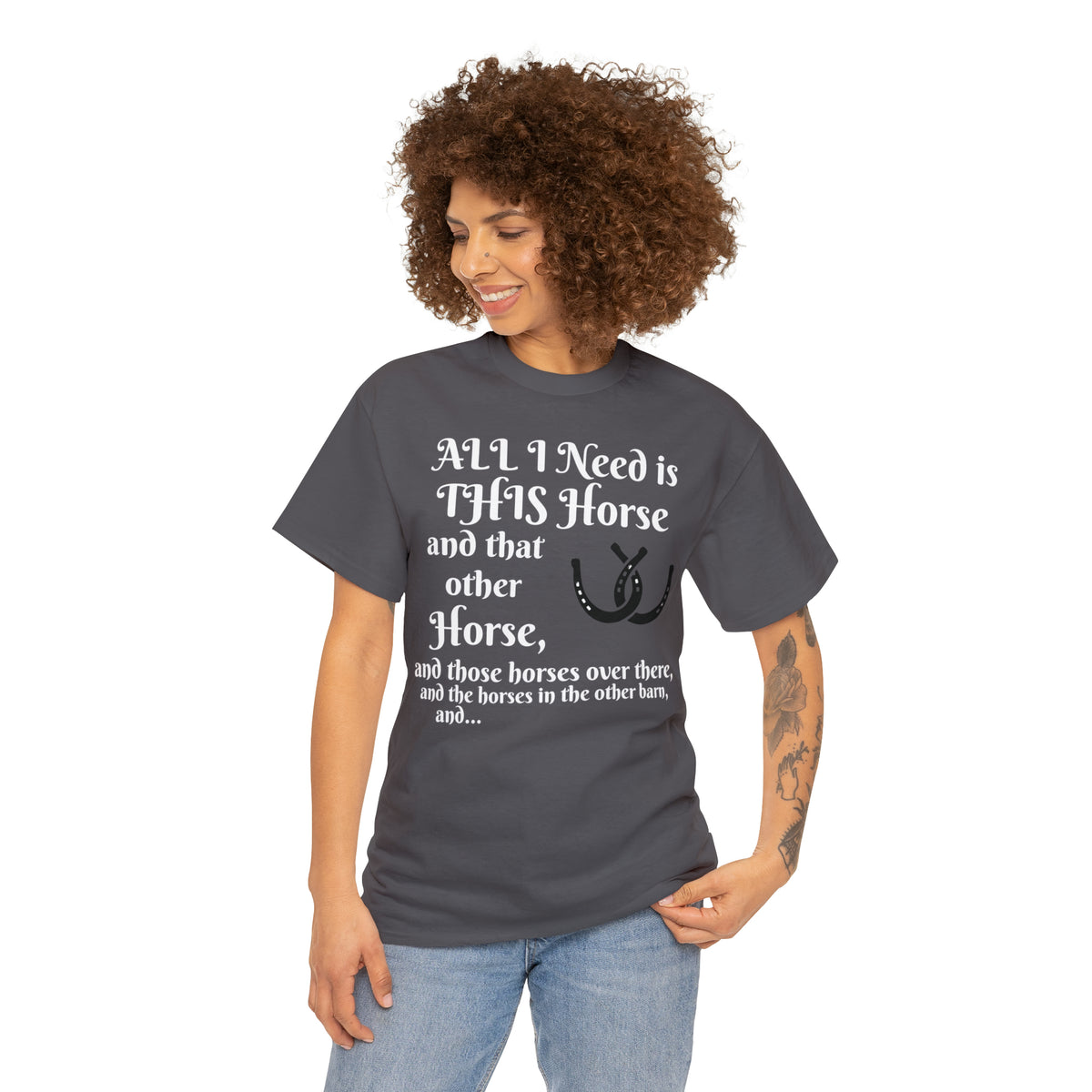 All the horses shirt Unisex Heavy Cotton Tee