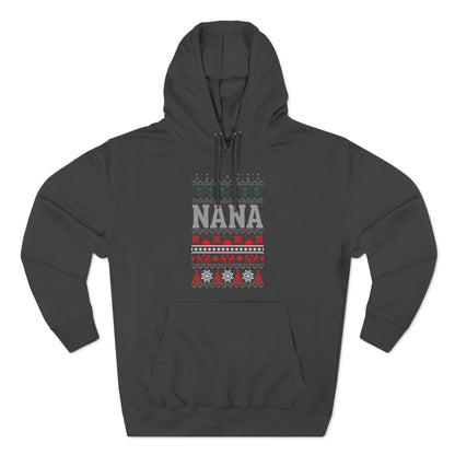 Nana Christmas Ugly Sweater Pullover Hoodie