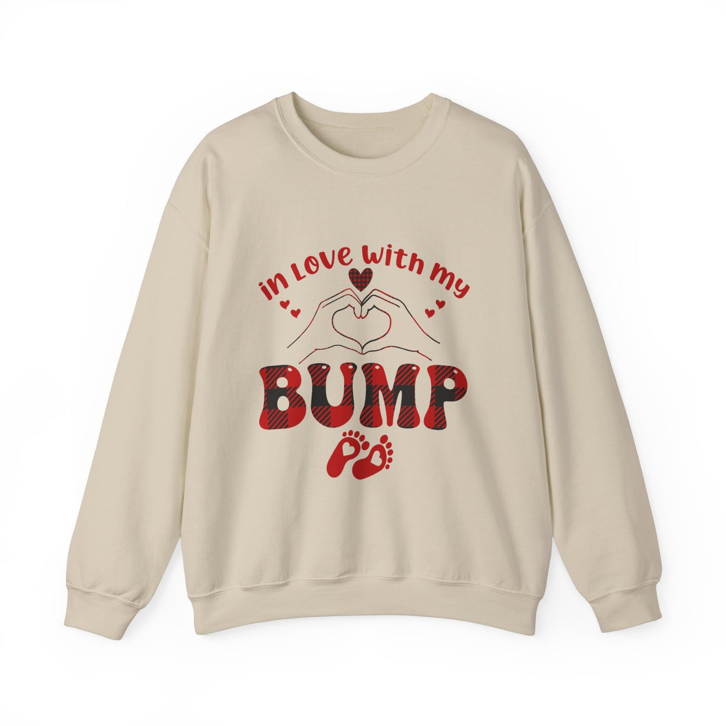 In Love With My Bump Valentine Sweatshirt