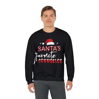 Santa's Favorite Counselor Christmas Sweatshirt