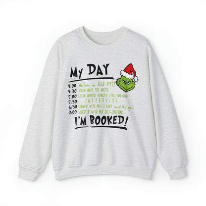 Grinch My Day Christmas Sweatshirt