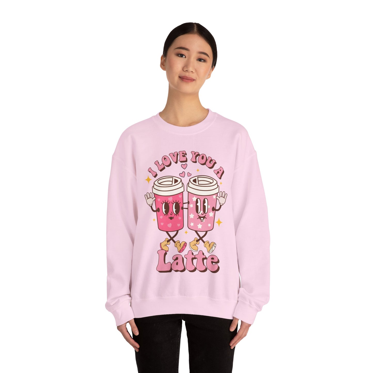 I Love You a Latte Valentine Sweatshirt