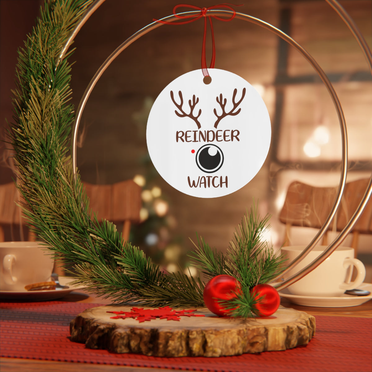 Reindeer Watch Cam Camera Ornament