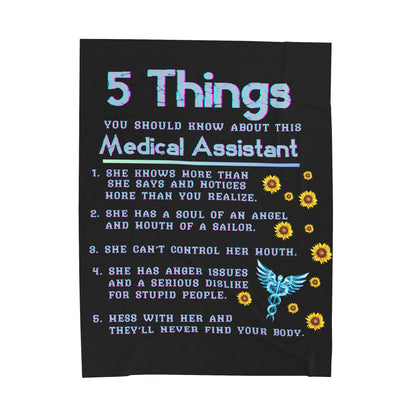 5 Things You Should Know Medical Assistant Design 1 Plush Blanket