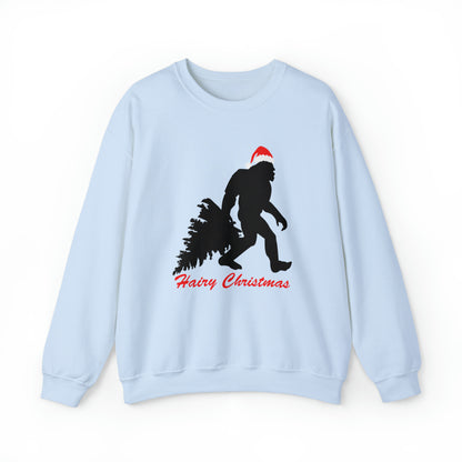 Sasquatch Big Foot Hairy Christmas Sweatshirt