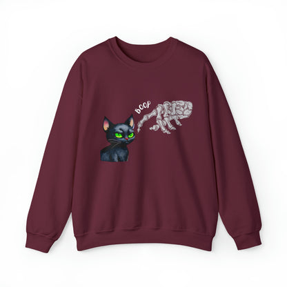 Boop The Cat Design 1  Halloween Sweatshirt