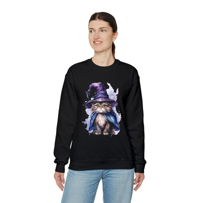 Witch Wizard Cat Halloween Sweatshirt