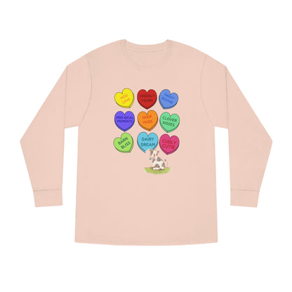 Cow Sweethearts Valentine Long Sleeve T-shirt