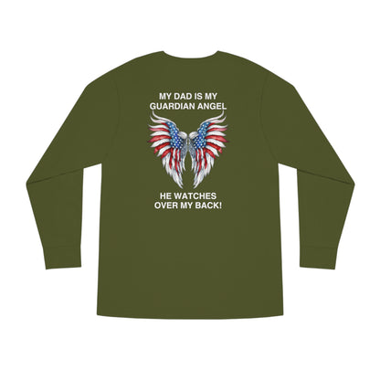 My Dad Is My Guardian Angel Long Sleeve Tee