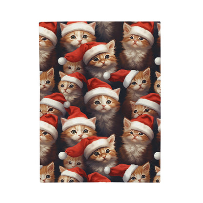 Cats in Santa Hats Blanket