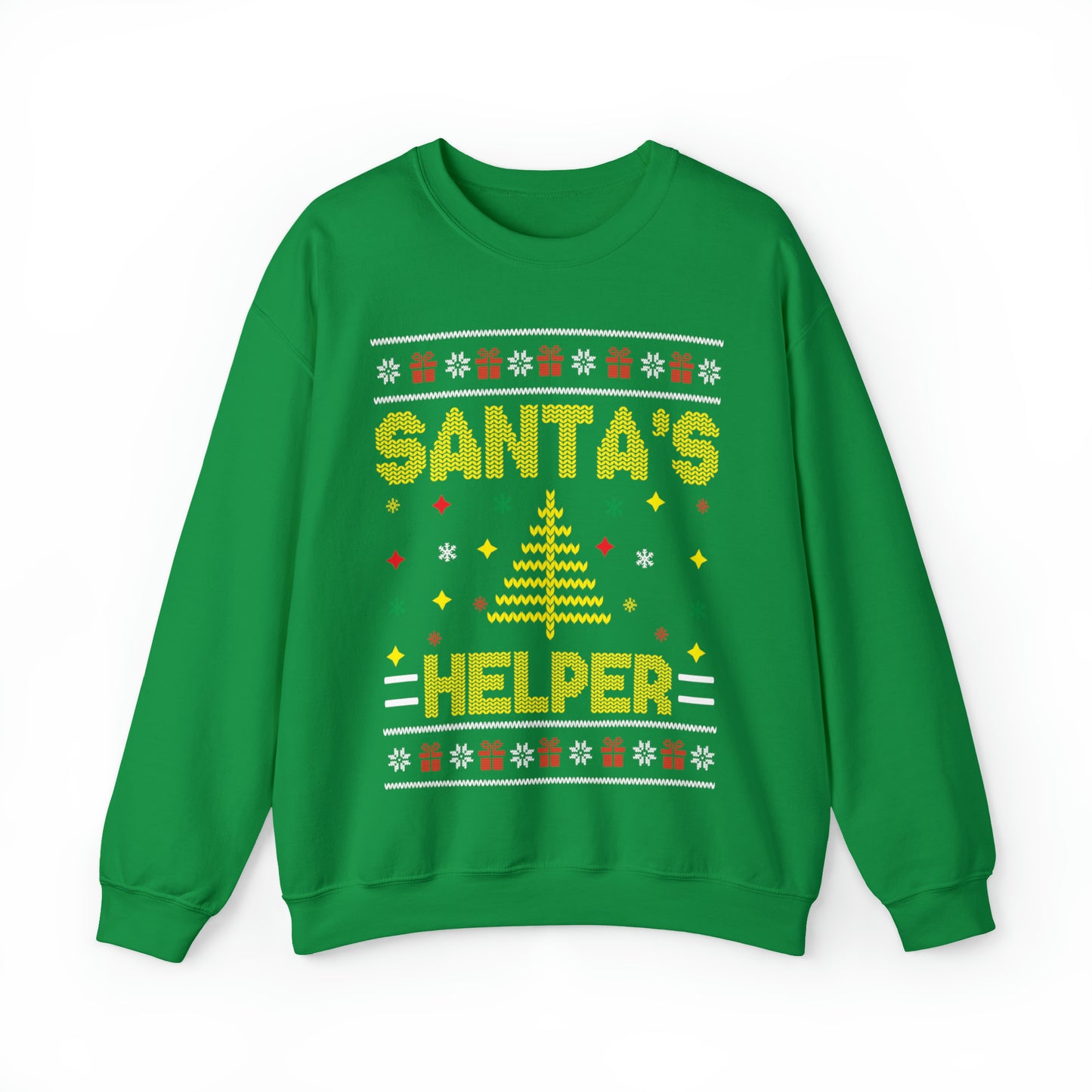 Santa's Helper Christmas Ugly Sweater Sweatshirt