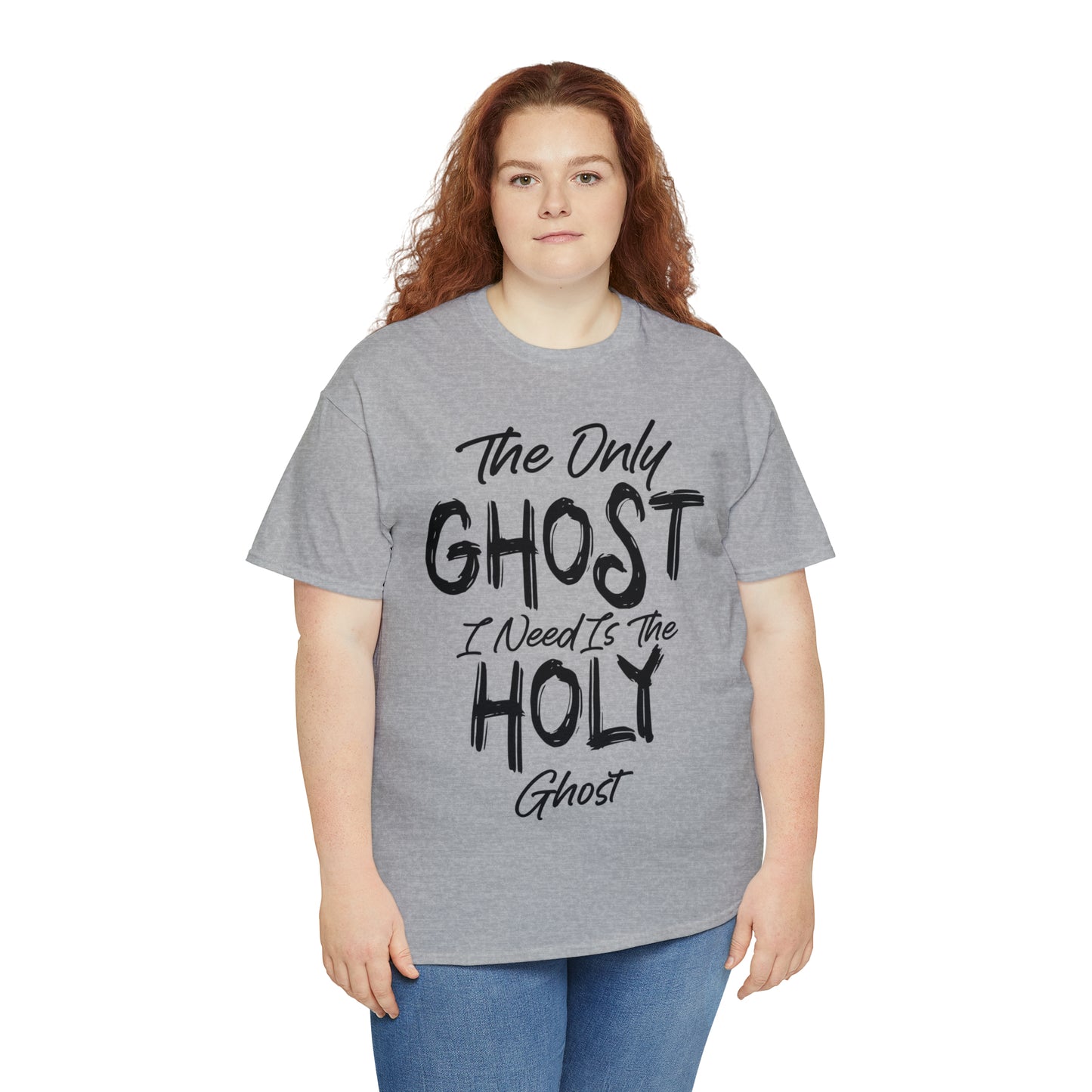 The Only Ghost I Need Is The Holy Ghost Christian Halloween Short Sleeve Tee