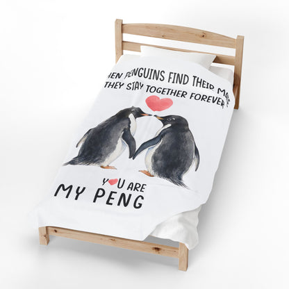 Penguin Couple Blanket