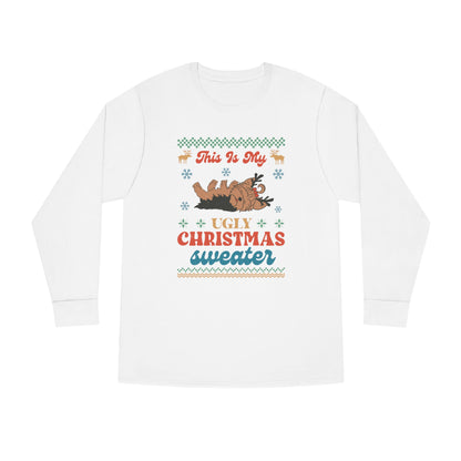 Yorkshire Terrier Yorkie This is My Ugly Christmas Sweater Long Sleeve Tee