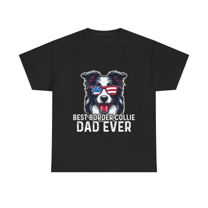 Best Border Collie Dad Ever Short Sleeve Tee