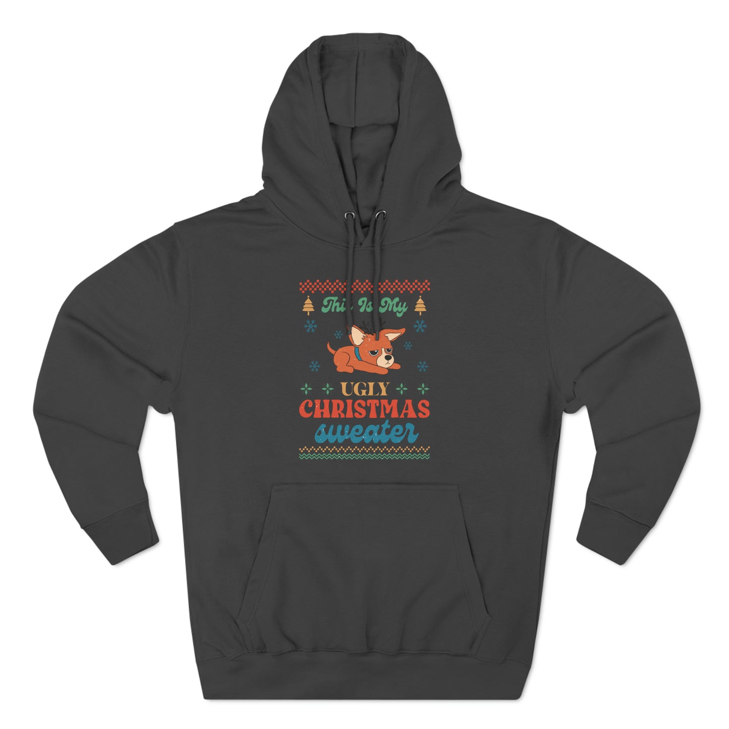 Chihuahua This is My Ugly Christmas Sweater Pullover Hoodie