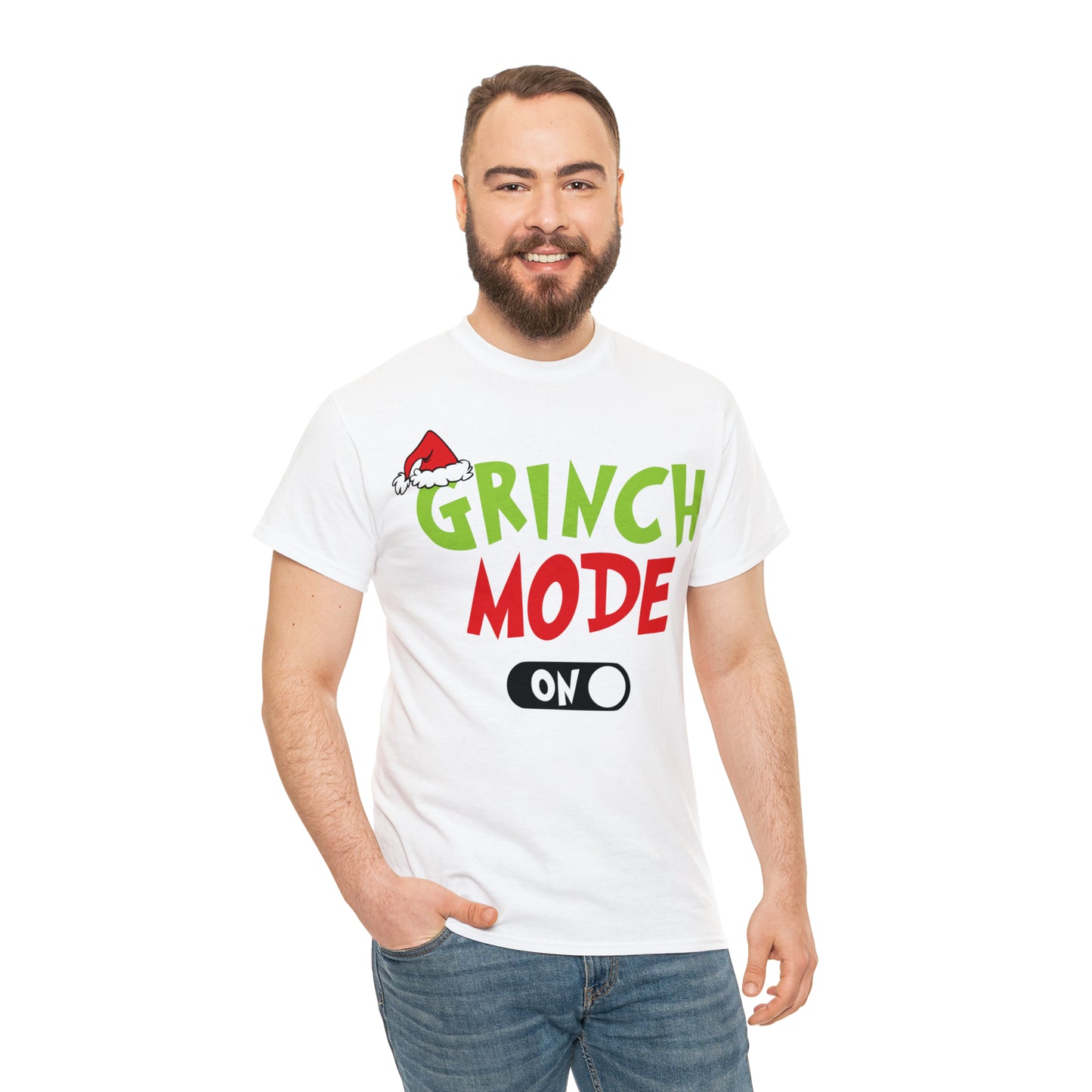 Grinch Mode On Christmas Short Sleeve Tee