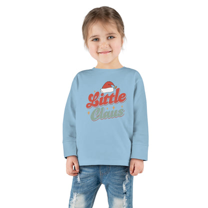 Little Brother/Sister Claus Family Christmas Toddler Long Sleeve Tee