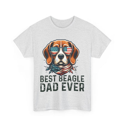 Best Beagle Dad Ever Short Sleeve Tee