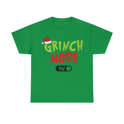 Grinch Mode On Christmas Short Sleeve Tee